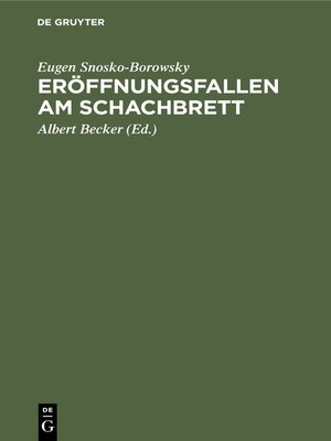 cover image of Eröffnungsfallen am Schachbrett